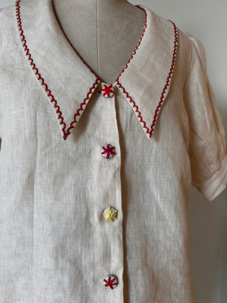 Ivory Linen Co-Ord Set