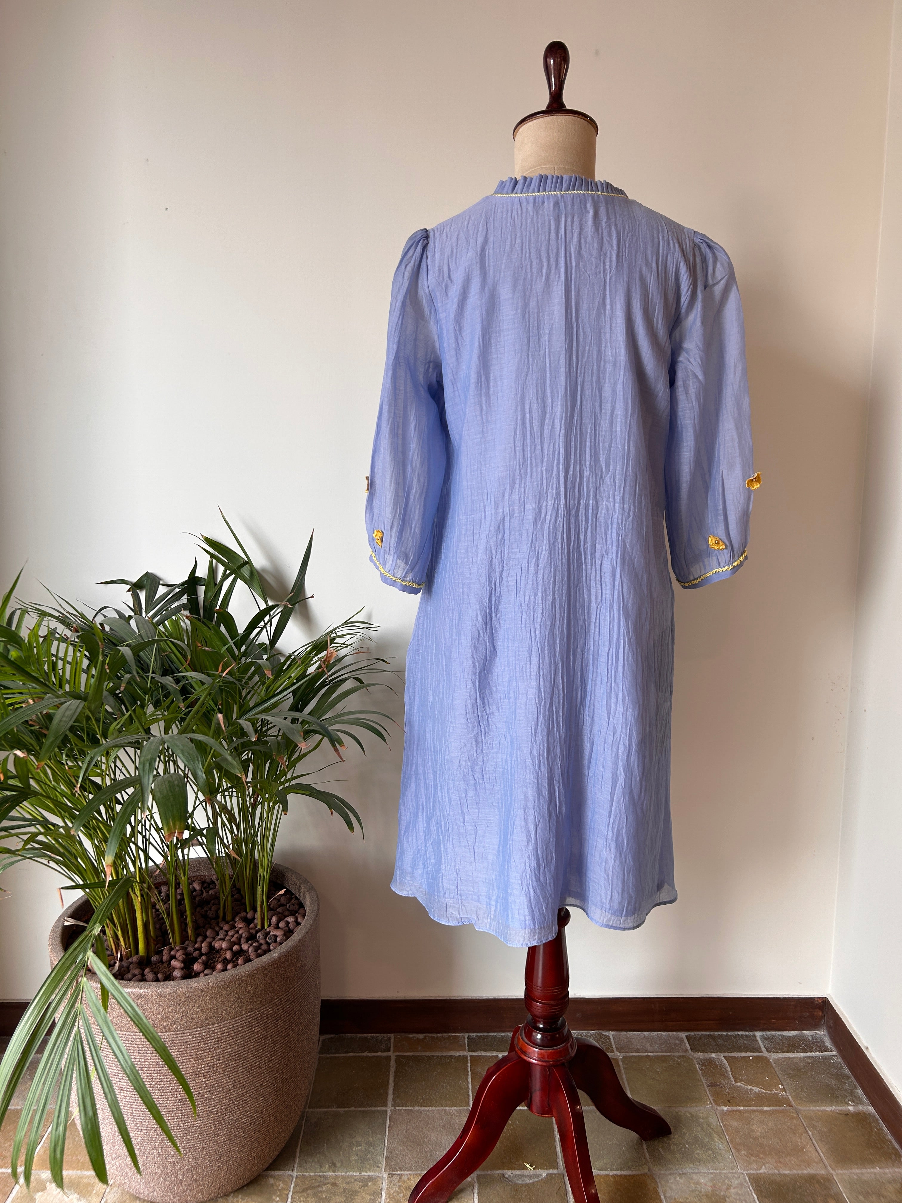 Lilac Pleated Dress