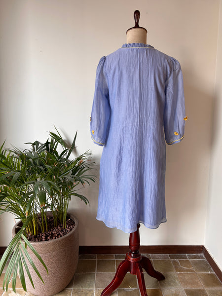 Lilac Pleated Dress