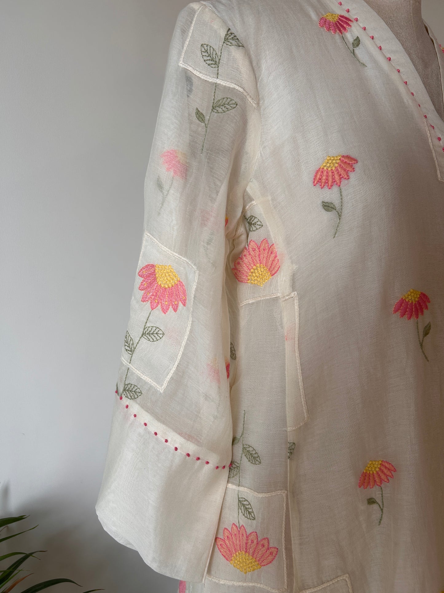 Ivory A-line Kurta