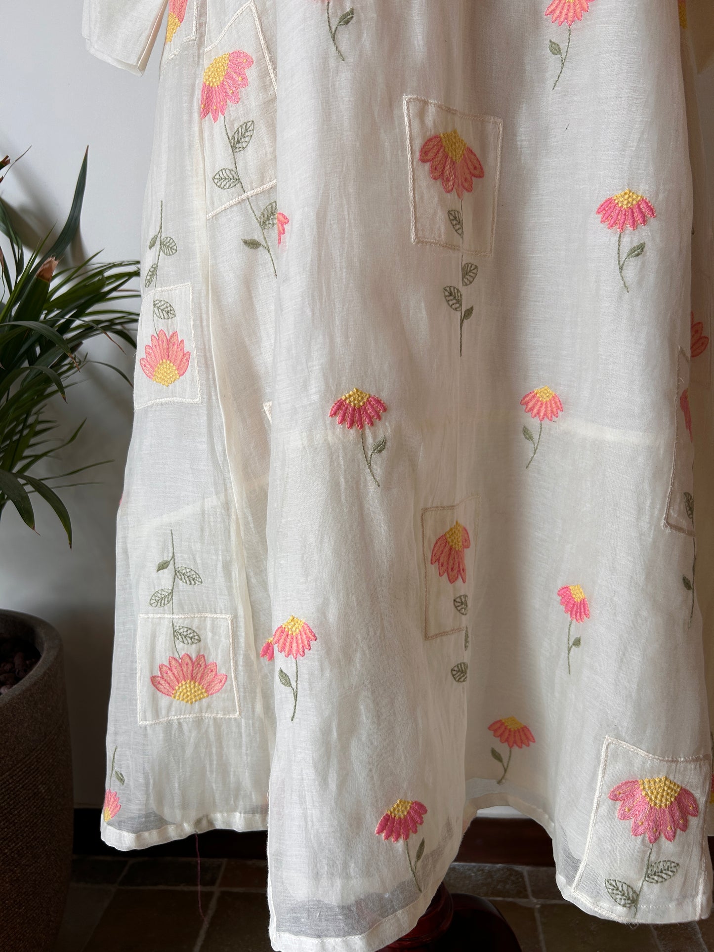 Ivory A-line Kurta