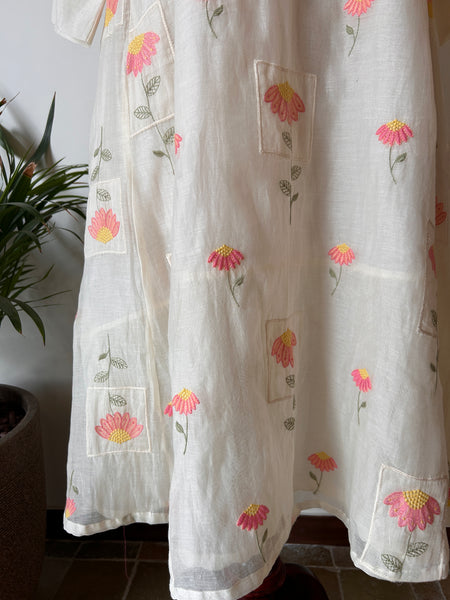 Ivory A-line Kurta